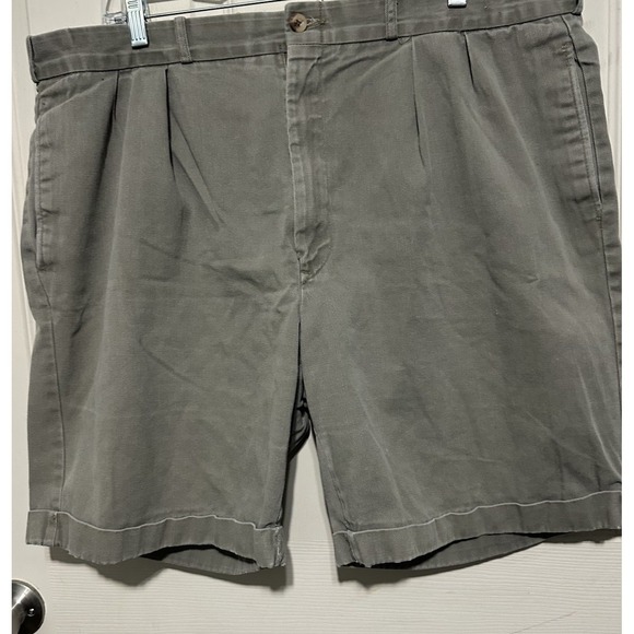 Duck Head Other - Vintage 90s Duck Head Mens Green Pleated Chino Shorts Size 40 Made In USA
